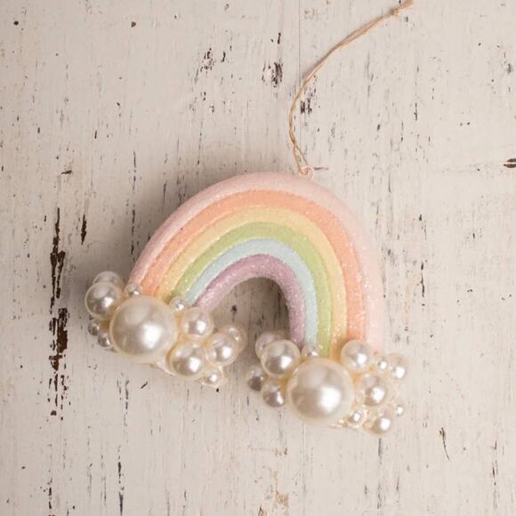 Bethany Lowe Other - Bethany Lowe Rainbow’s End 4” Spring Pastel Rainbow Ornament Retired New